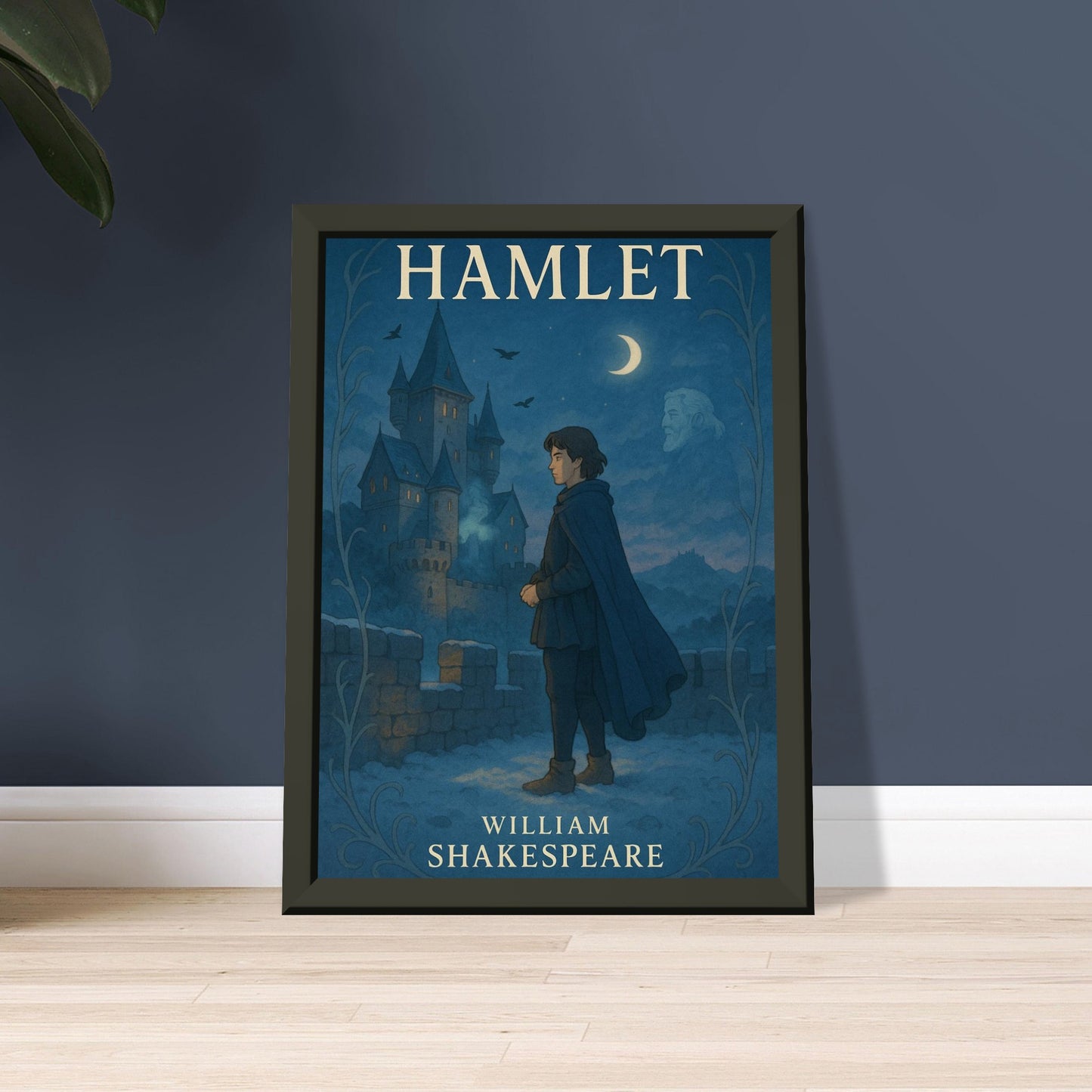 Hamlet by Shakespeare - Metal Framed Poster 5" x 7"-Plays-Silent Pacific