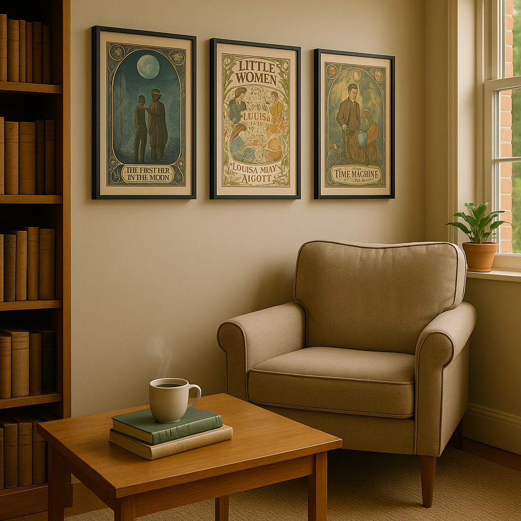 Art Nouveau Book Cover Prints
