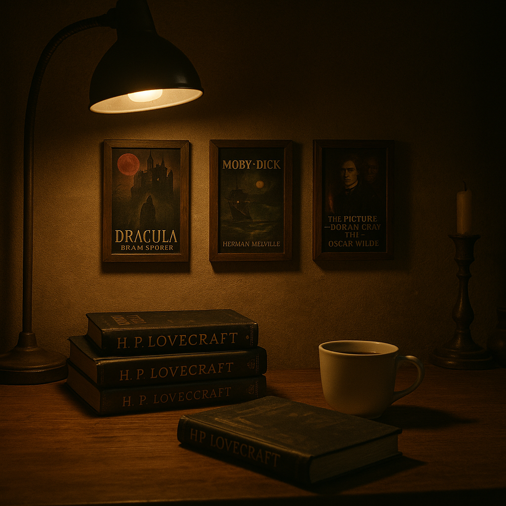 Dark Gothic Book Cover Prints