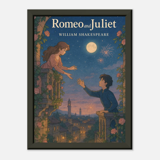 Romeo & Juliet by Shakespeare - Metal Framed Poster 5" x 7"-Plays-Silent Pacific