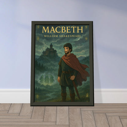 Macbeth by Shakespeare - Metal Framed Poster 5" x 7"-Plays-Silent Pacific