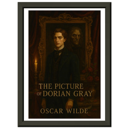 The Picture of Dorian Gray by Oscar Wilde - Metal Framed Poster 5" x 7"-Book Covers-Silent Pacific