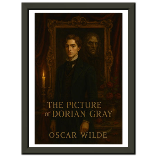The Picture of Dorian Gray by Oscar Wilde - Metal Framed Poster 5" x 7"-Book Covers-Silent Pacific