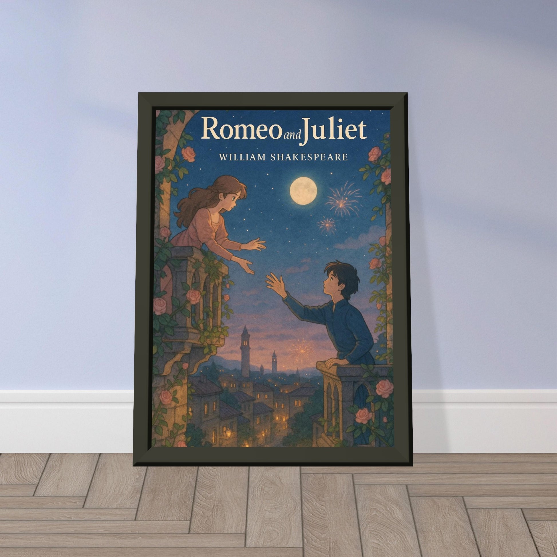 Romeo & Juliet by Shakespeare - Metal Framed Poster 5" x 7"-Plays-Silent Pacific