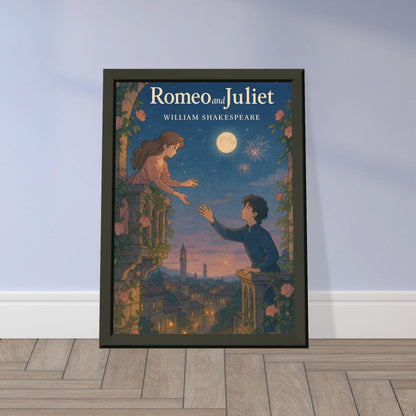 Romeo & Juliet by Shakespeare - Metal Framed Poster 5" x 7"-Plays-Silent Pacific