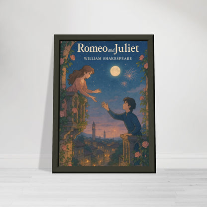 Romeo & Juliet by Shakespeare - Metal Framed Poster 5" x 7"-Plays-Silent Pacific