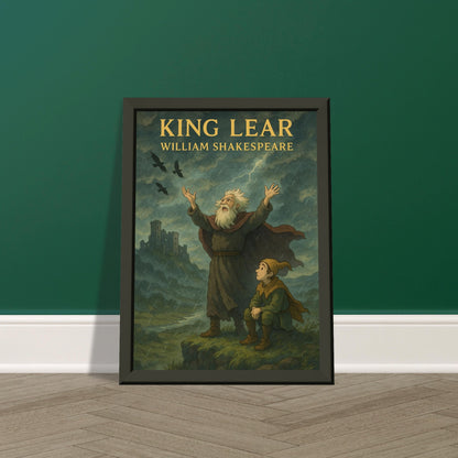 King Lear by Shakespeare - Metal Framed Poster 5" x 7"-Plays-Silent Pacific