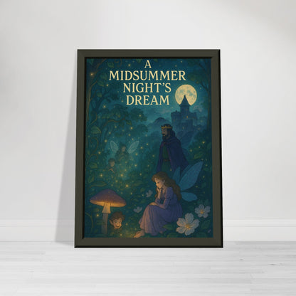 A Midsummer Night’s Dream by Shakespeare - Metal Framed Poster 5" x 7"-Plays-Silent Pacific