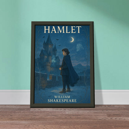 Hamlet by Shakespeare - Metal Framed Poster 5" x 7"-Plays-Silent Pacific