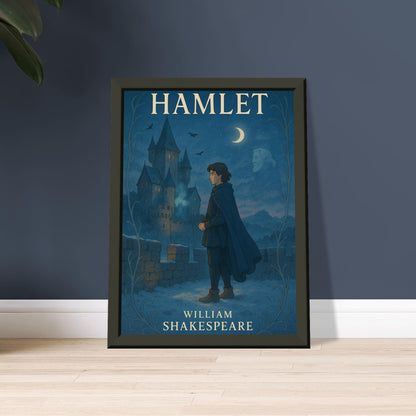 Hamlet by Shakespeare - Metal Framed Poster 5" x 7"-Plays-Silent Pacific