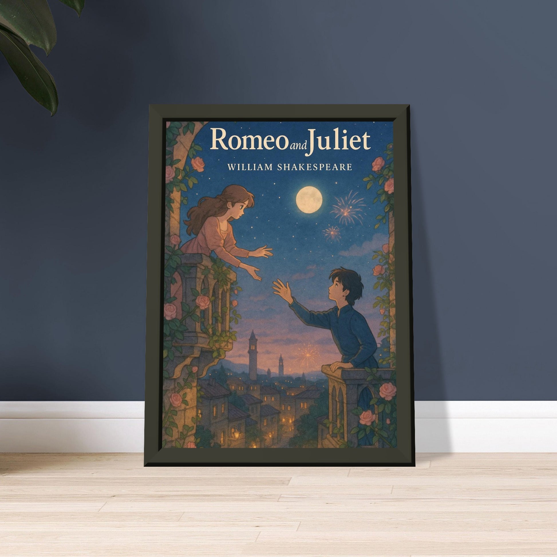 Romeo & Juliet by Shakespeare - Metal Framed Poster 5" x 7"-Plays-Silent Pacific
